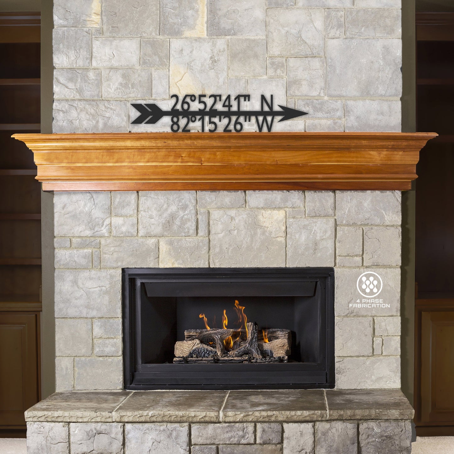 coordinates gps metal sign 11th anniversary gift steel date location wedding housewarming