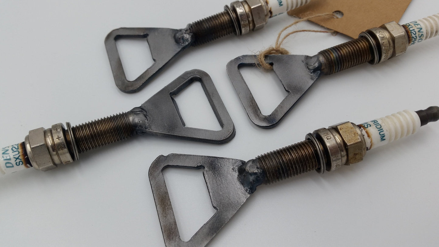 bottle opener 21st gearhead shop car mechanic gift spark plug