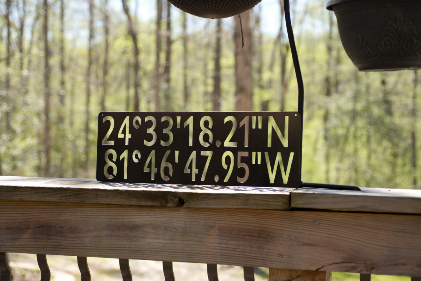 coordinates gps metal sign 11th anniversary gift steel date location wedding housewarming