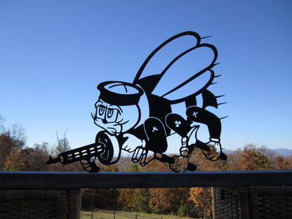 SEABEE Navy Veteran Custom Metal Wall Decor Sign Award Plaque Military Retirement- Man Cave Decor