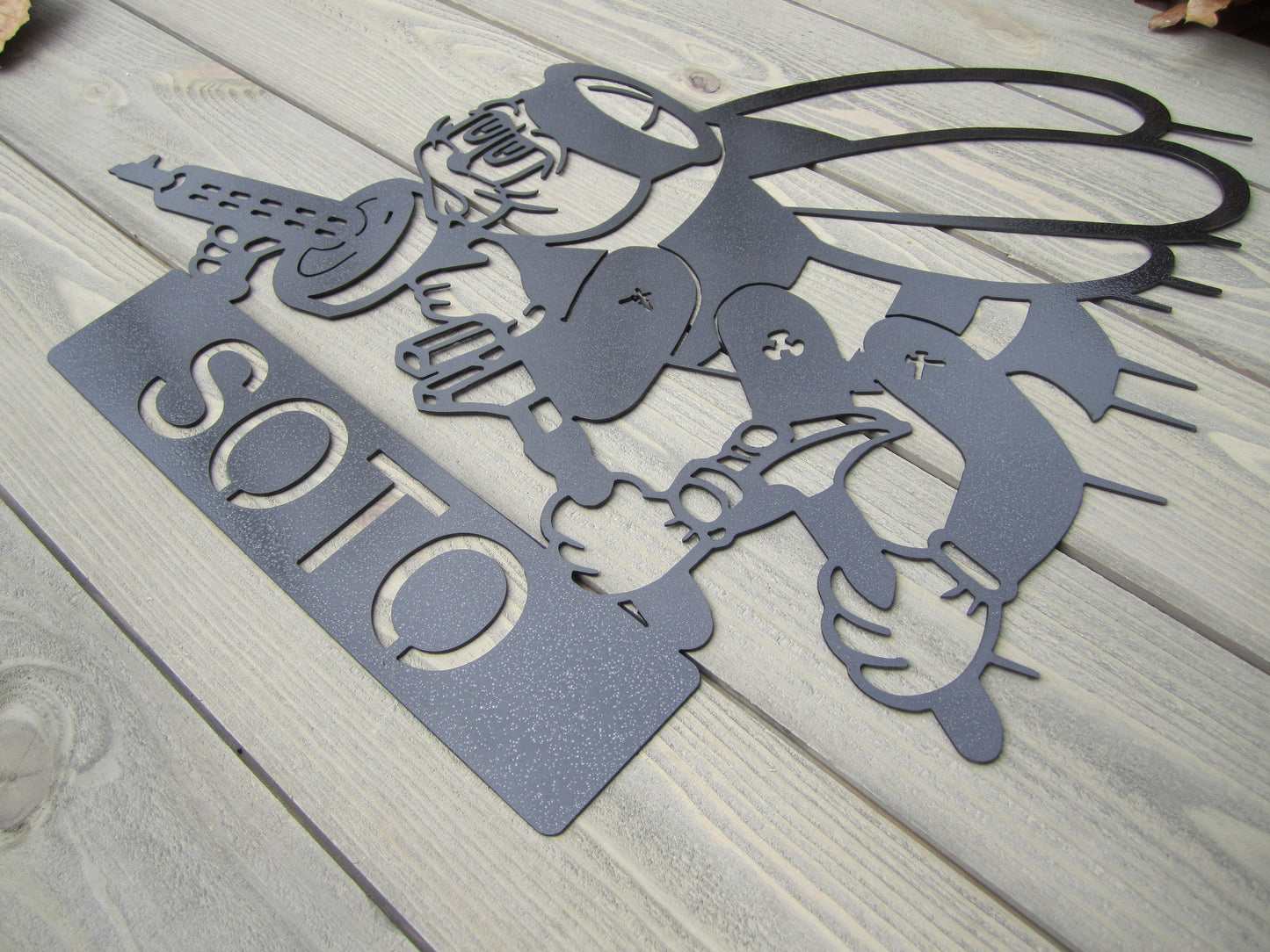 Personalized SEABEE Navy Veteran Custom Metal Wall Decor CNC Logo Sign Plaque SeaBee Military Retirement