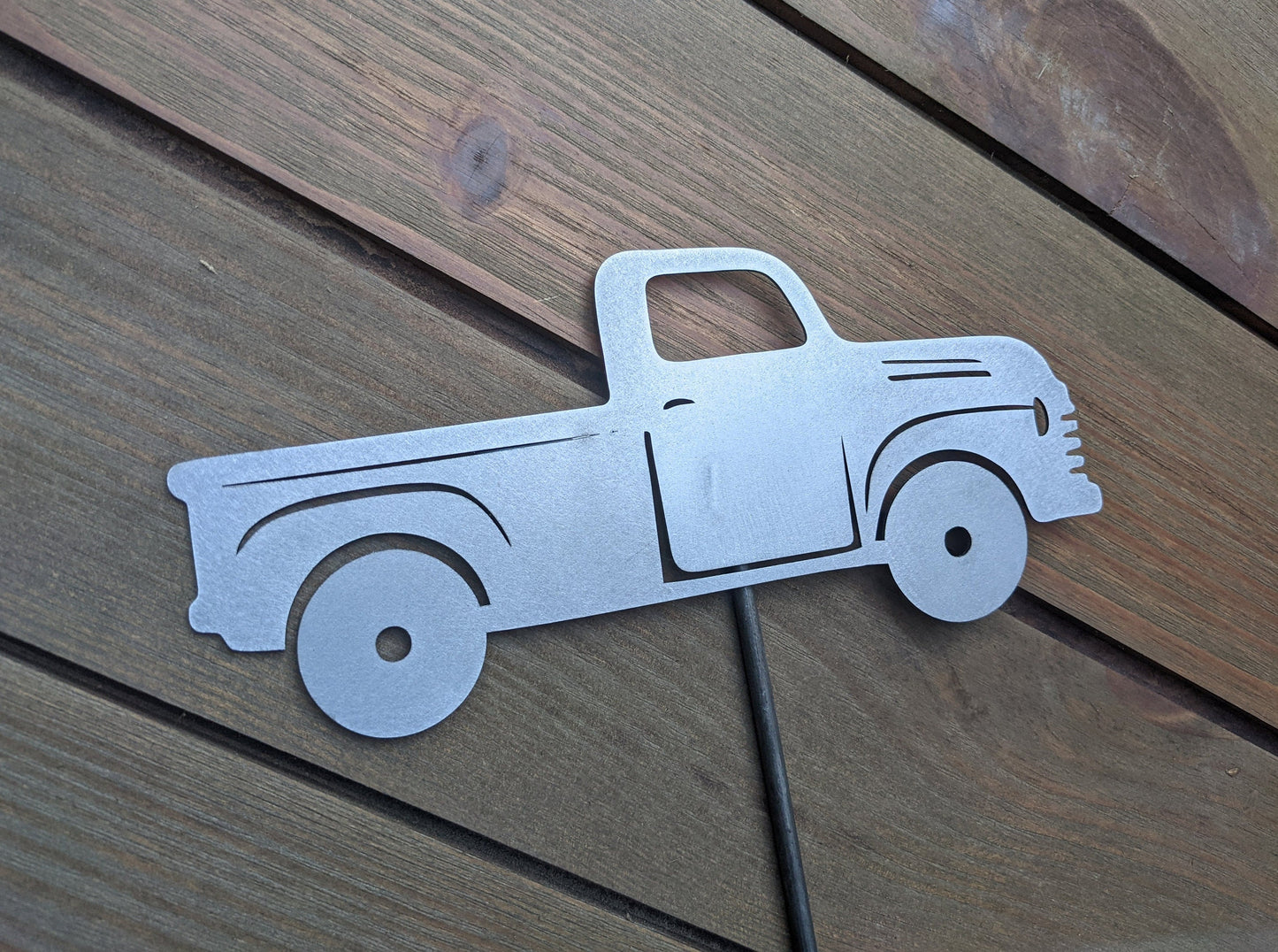 Old Truck- Vintage Truck- Rustic Truck- Classic Truck- Pickup Truck- Mechanic- Metal Garden Sign- Farmhouse- Handmade -Farmer- Memorial