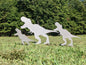 Dinosaur Family Metal Garden Stakes- Garden Sign- Custom Garden Sign- Free Shipping! - Garden Art