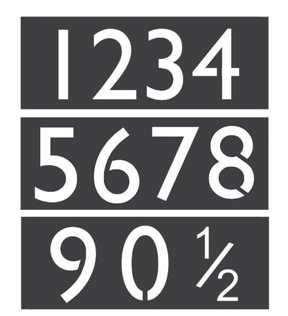 Modern Metal House Number Sign | Framed Address Number Sign | Address Sign| Retro Style Numbers |Mid Century Modern| Contemporary| Outlined