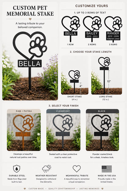 Personalized German Shepherd Memorial Garden Stake, Custom GSD Dog Memorial Sign, Dog Loss Gift, Pet Grave Marker, Metal Pet Memorial Stake