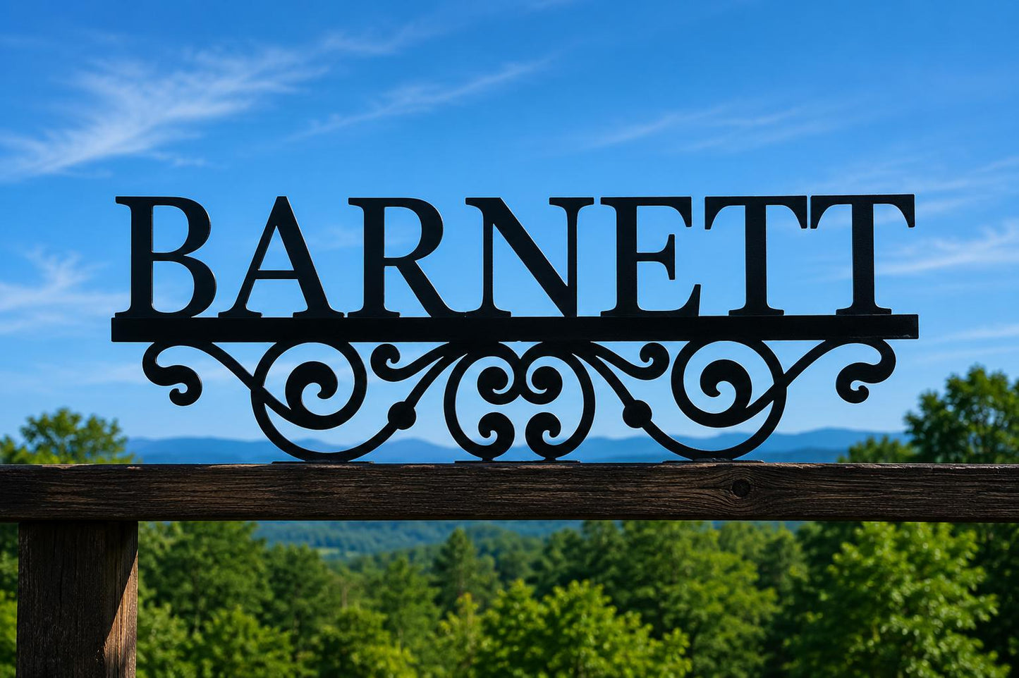 Personalized Metal Last Name Sign, Wedding Gift for Couple, Custom Family Name Sign, Anniversary Gift, Housewarming Decor- 11th Anniversary