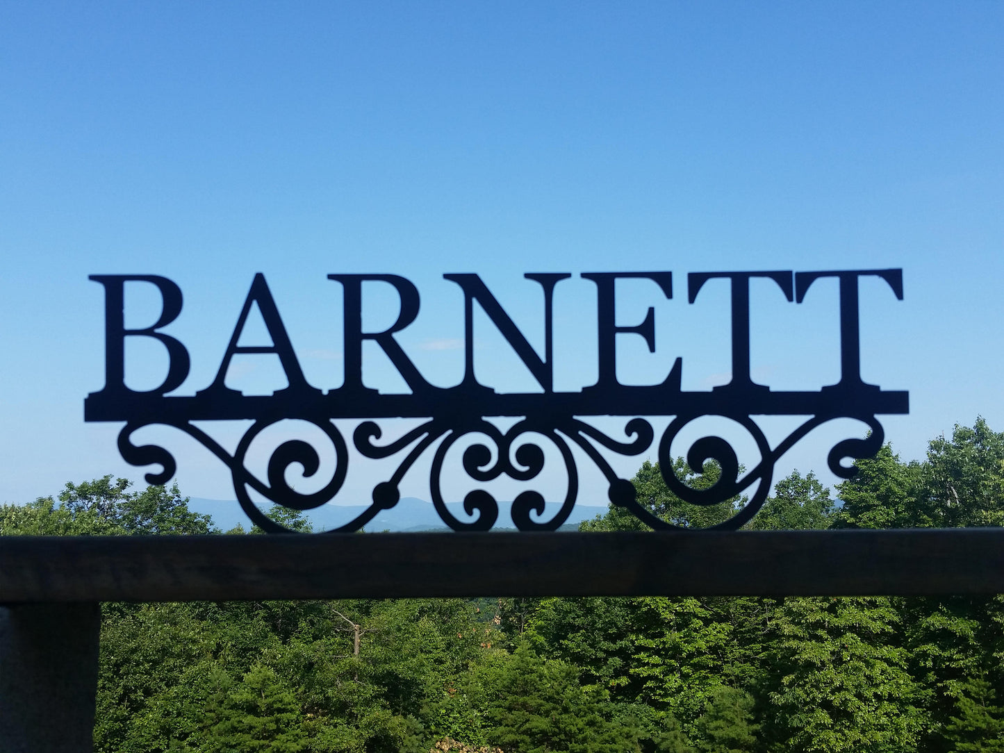 monogram family name farm sign housewarming gift wedding anniversary 11th