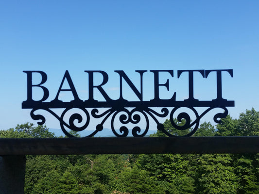 monogram family name farm sign housewarming gift wedding anniversary 11th