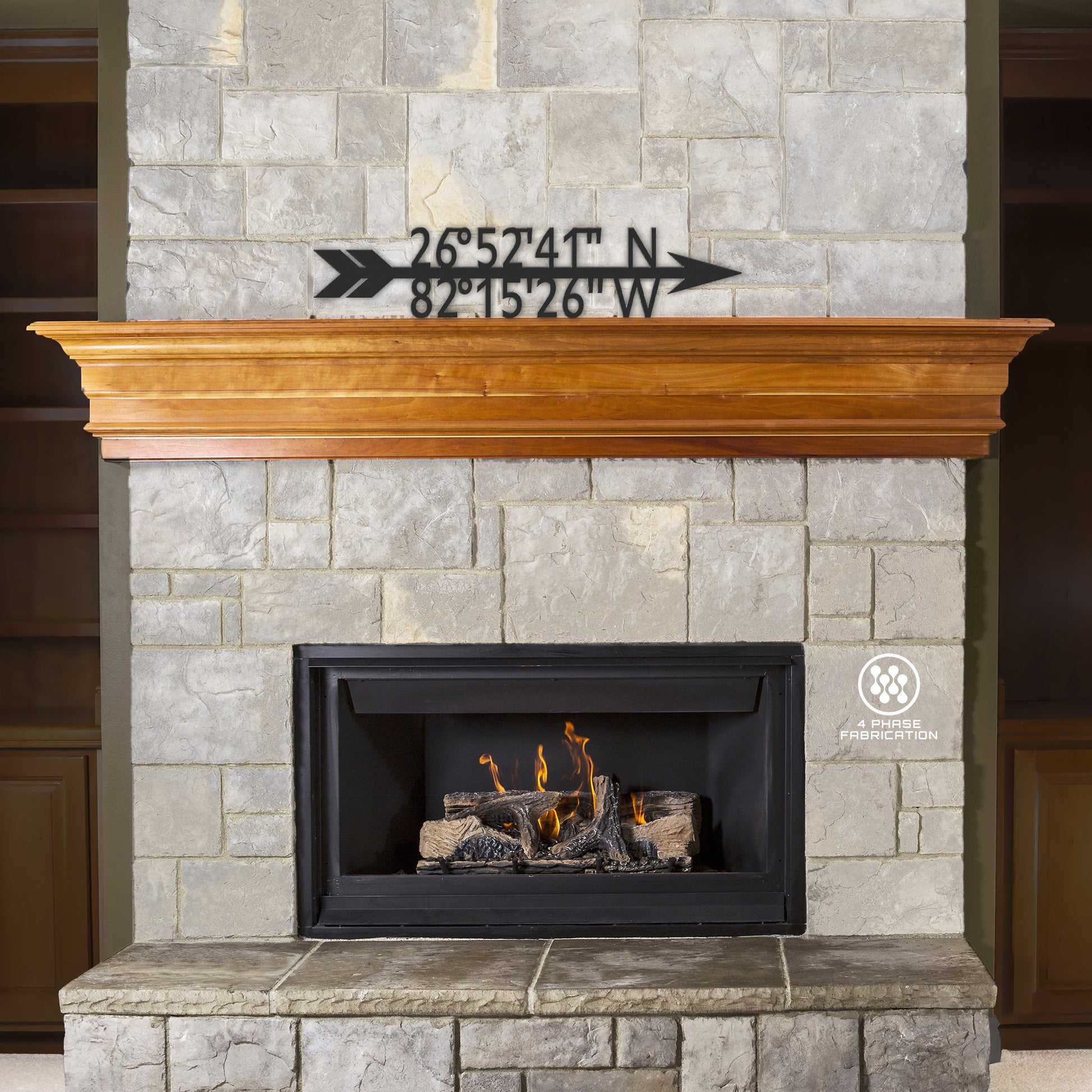 coordinates gps metal sign 11th anniversary gift steel date location wedding housewarming