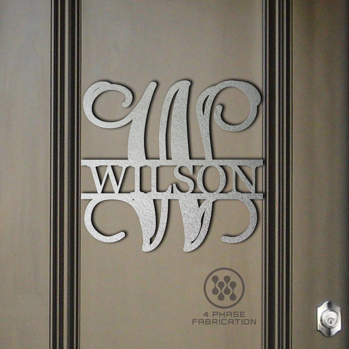 monogram family name farm sign housewarming gift wedding anniversary 11th