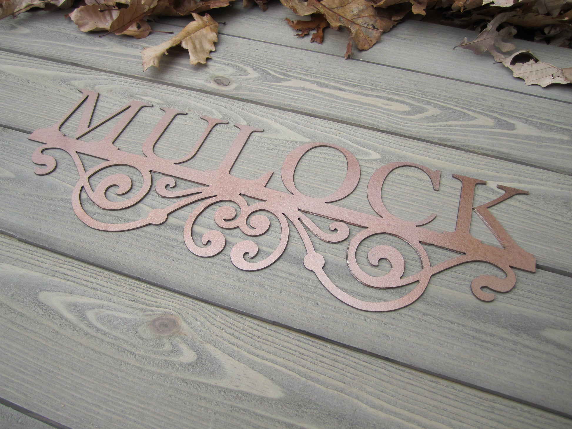 monogram family name farm sign housewarming gift wedding anniversary 11th