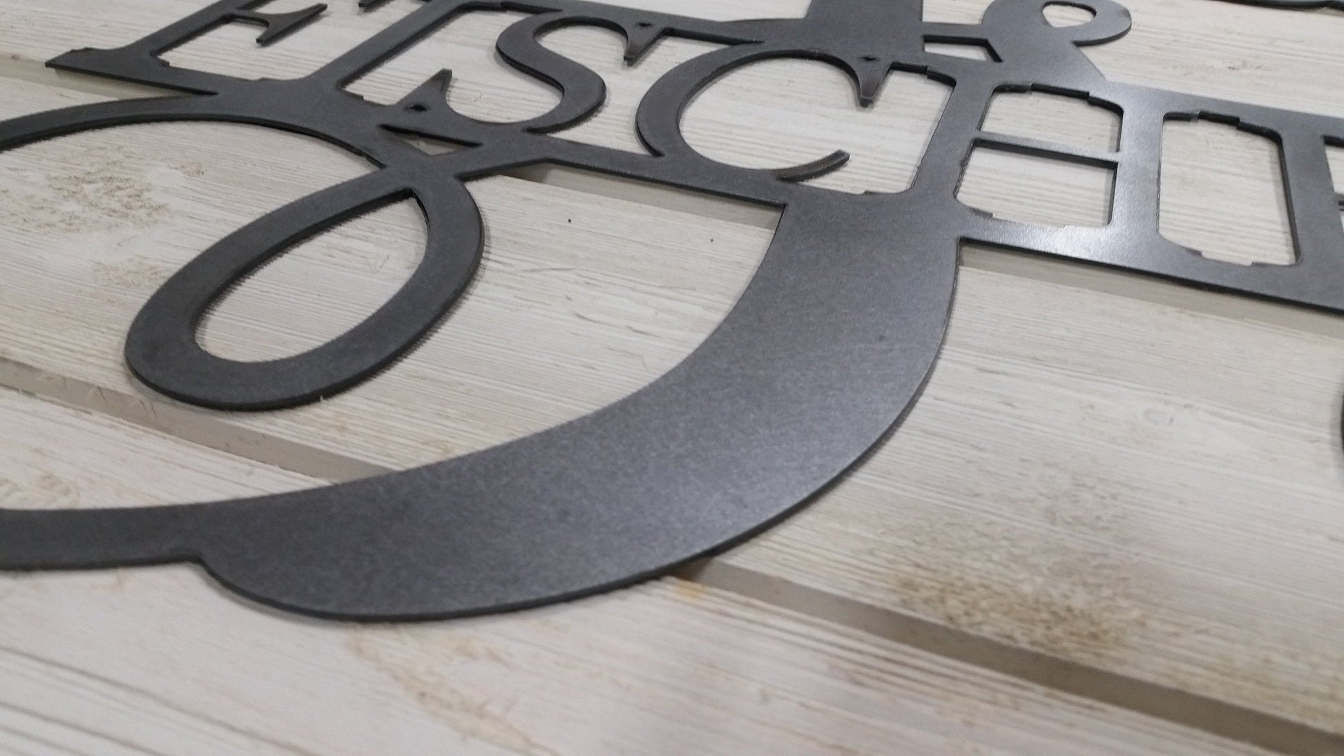 monogram family name farm sign housewarming gift wedding anniversary 11th