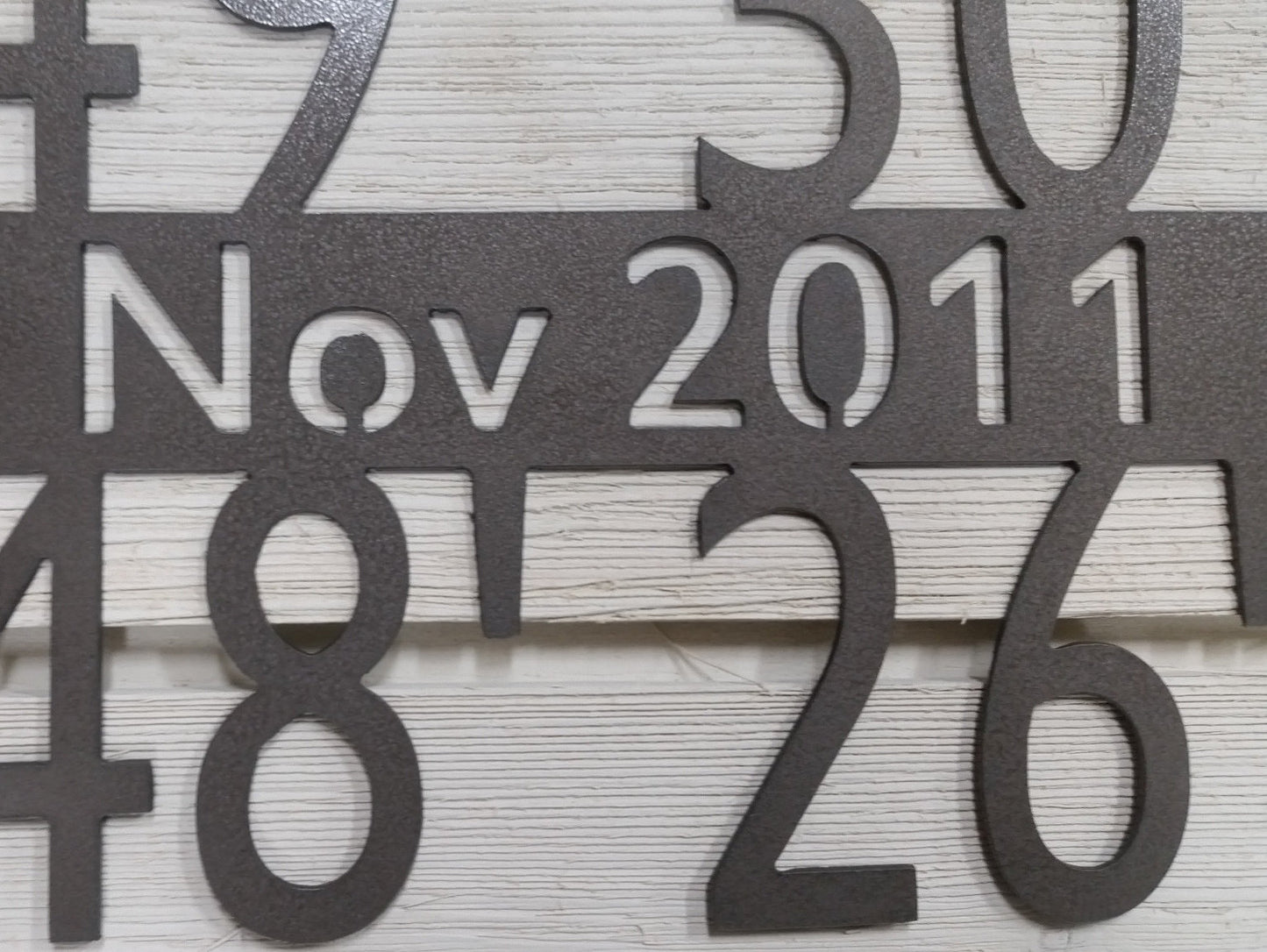 coordinates gps metal sign 11th anniversary gift steel date location wedding housewarming