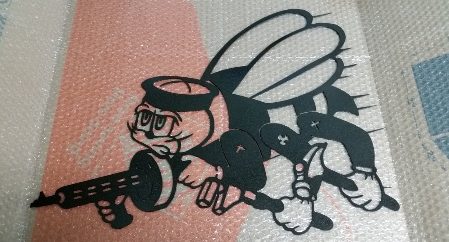 navy seabee military retirement monogram family name farm sign housewarming gift retirement