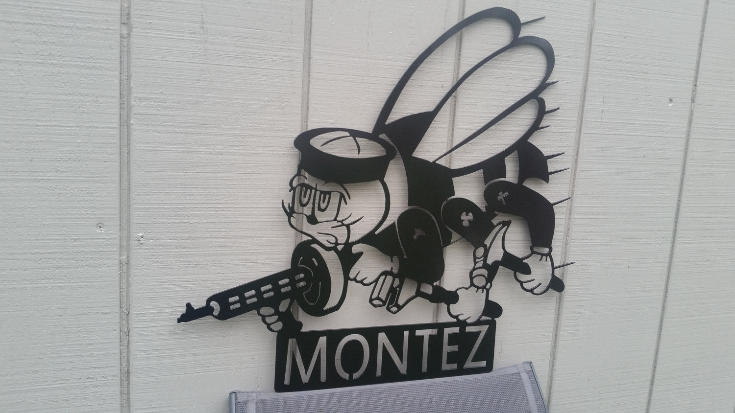 monogram personalized military seabee navy housewarming gift anniversary retirement